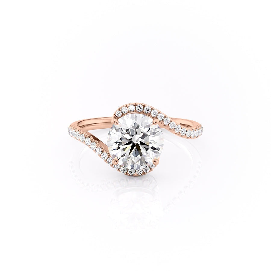 The Clara — Round Lab Diamond Solitaire Engagement Ring