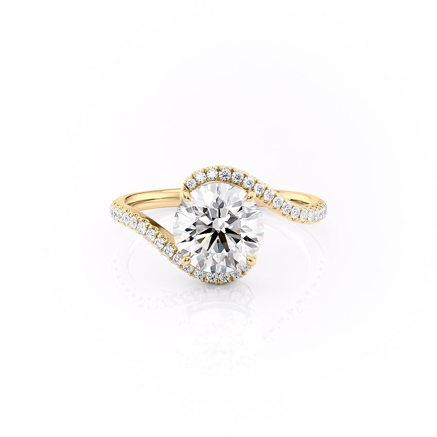 The Clara — Round Lab Diamond Solitaire Engagement Ring