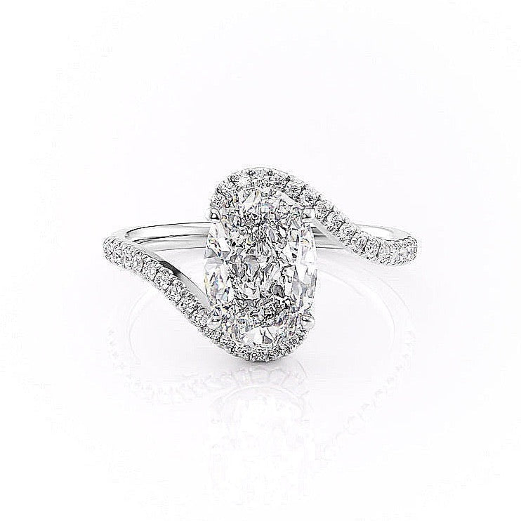 The Nora — Oval Lab Diamond Solitaire Engagement Ring