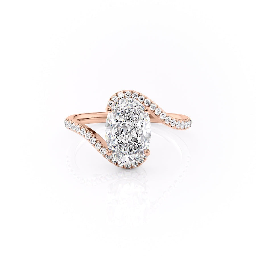 The Nora — Oval Lab Diamond Solitaire Engagement Ring