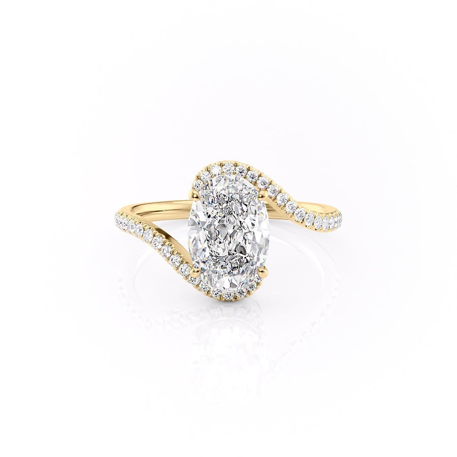 The Nora — Oval Lab Diamond Solitaire Engagement Ring