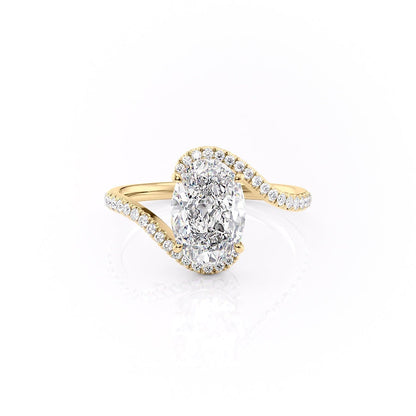 The Nora — Oval Lab Diamond Solitaire Engagement Ring