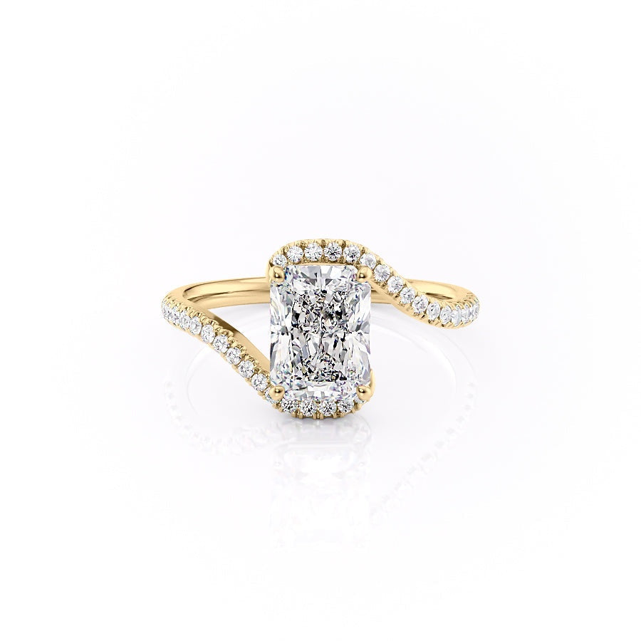 The Isla — Radiant Lab Diamond Solitaire Engagement Ring