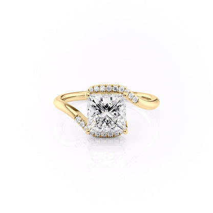 The Clara — Princess Lab Diamond Solitaire Engagement Ring