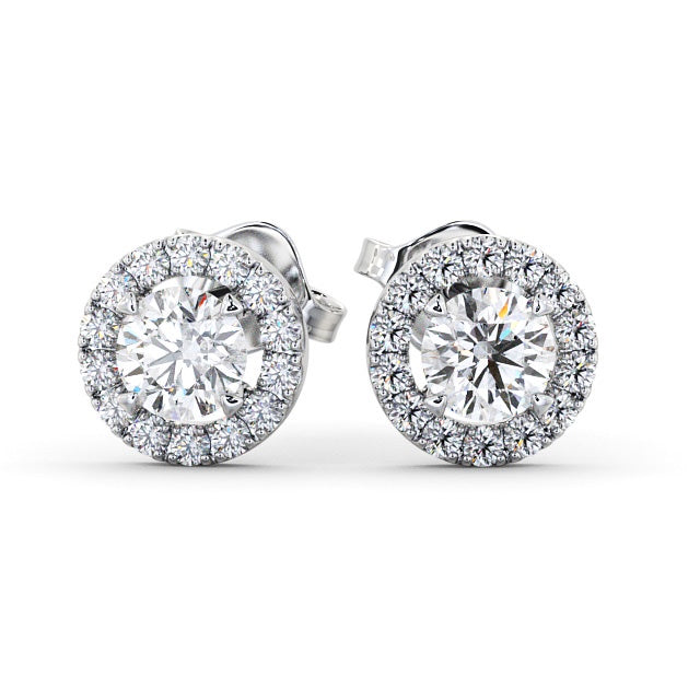The Aurora Studs — Lab Diamond Halo Stud 0.70ct Each Earrings