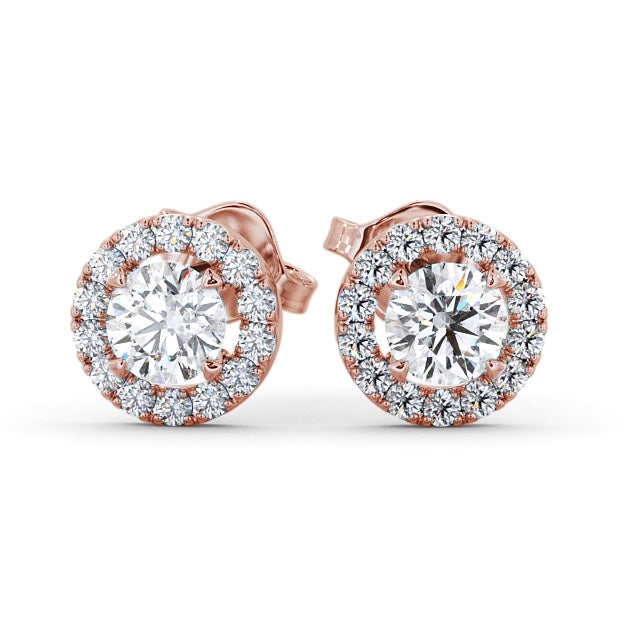 The Aurora Studs — Lab Diamond Halo Stud 0.70ct Each Earrings