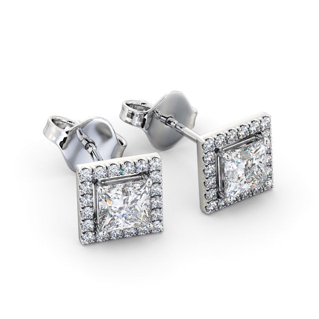 The Aurora Studs — Lab Diamond Halo Stud 0.65ct Each Earrings II
