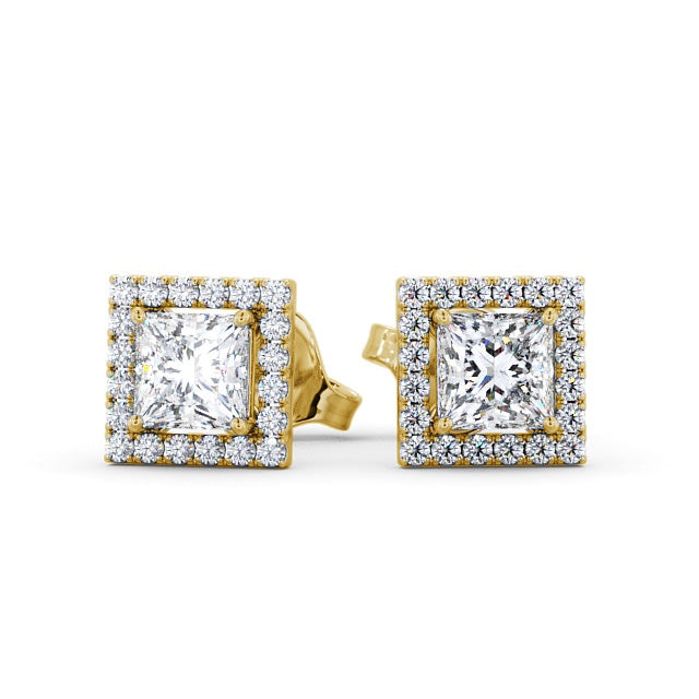 The Aurora Studs — Lab Diamond Halo Stud 0.65ct Each Earrings II