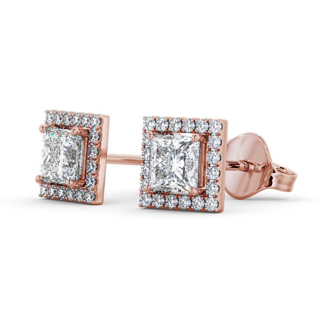 The Aurora Studs — Lab Diamond Halo Stud 0.65ct Each Earrings II