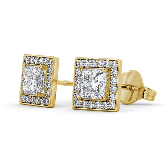 The Aurora Studs — Lab Diamond Halo Stud 0.65ct Each Earrings