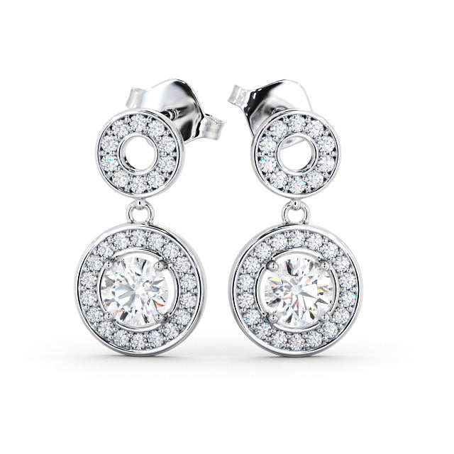 The Aurora Studs — Lab Diamond Halo Stud 0.80ct Each Earrings