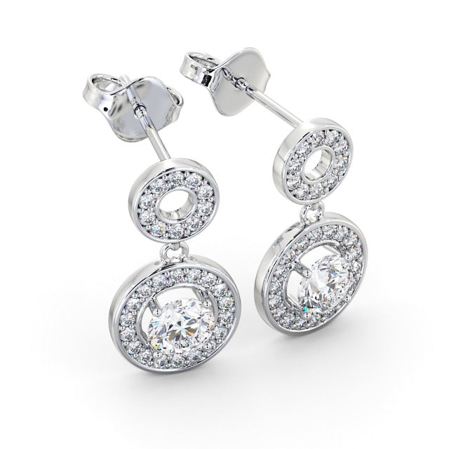 The Aurora Studs — Lab Diamond Halo Stud 0.80ct Each Earrings