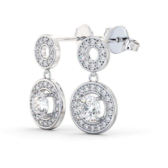 The Aurora Studs — Lab Diamond Halo Stud 0.80ct Each Earrings