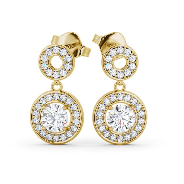 The Aurora Studs — Lab Diamond Halo Stud 0.80ct Each Earrings