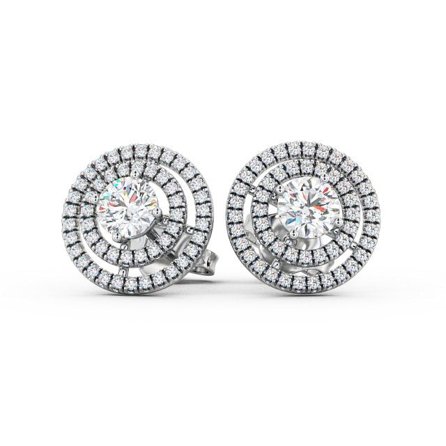 The Aurora Studs — Lab Diamond Halo Stud 0.50ct Each Earrings