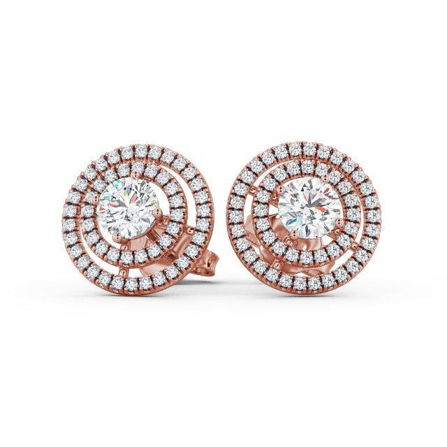The Aurora Studs — Lab Diamond Halo Stud 0.50ct Each Earrings