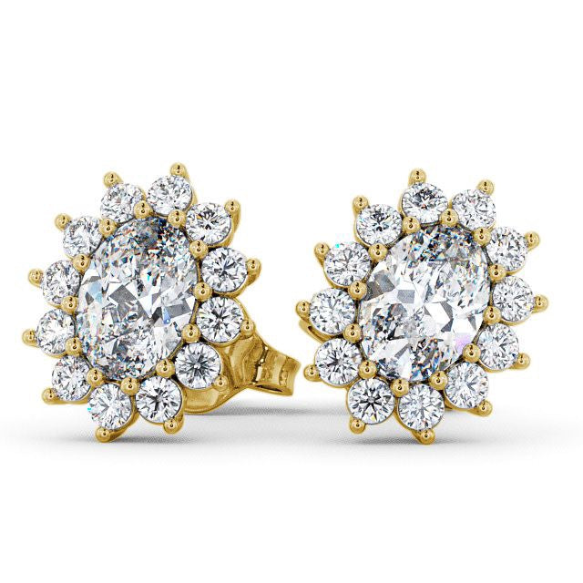 The Aurora Studs — Lab Diamond Halo Stud 1.40ct Each Earrings