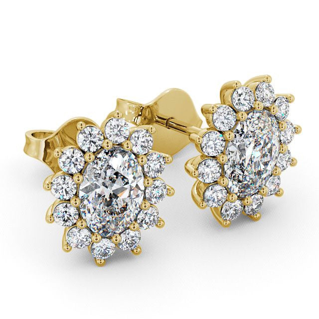 The Aurora Studs — Lab Diamond Halo Stud 1.40ct Each Earrings