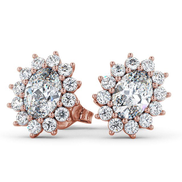 The Aurora Studs — Lab Diamond Halo Stud 1.40ct Each Earrings