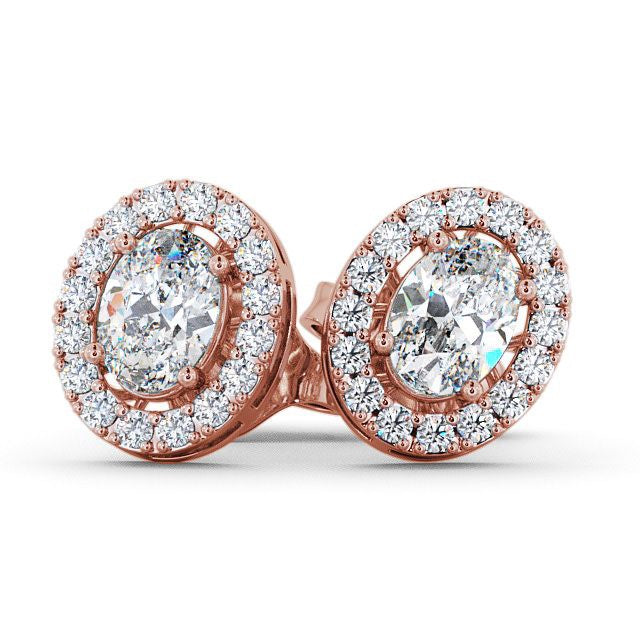 The Aurora Studs — Lab Diamond Halo Stud 1.45ct Each Earrings