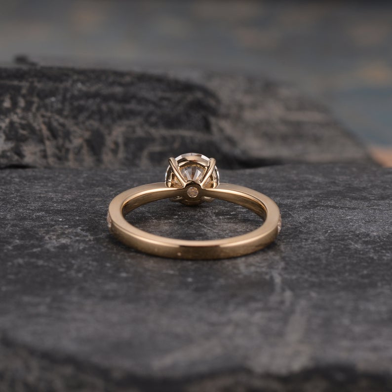 The Clara — Round Lab Diamond Solitaire Engagement Ring IV