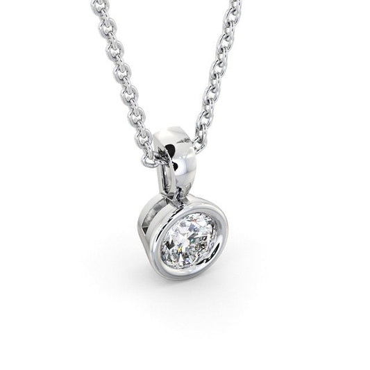 The Aria Pendant — Lab Diamond Drop Necklace VIII
