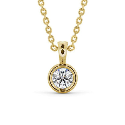 The Aria Pendant — Lab Diamond Drop Necklace VIII