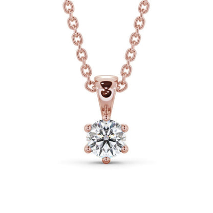 The Aria Pendant — Lab Diamond Drop Necklace VII