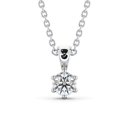 The Aria Pendant — Lab Diamond Drop Necklace VII