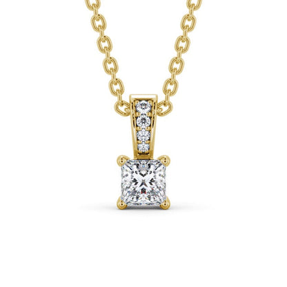 The Aria Pendant — Lab Diamond Drop Necklace V