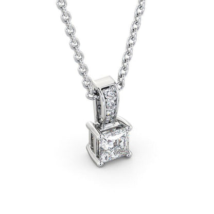 The Aria Pendant — Lab Diamond Drop Necklace V