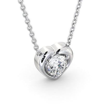 The Aria Pendant — Lab Diamond Drop Necklace