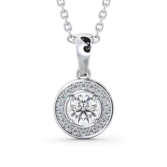 The Aurora Pendant — Lab Diamond Drop Necklace IX