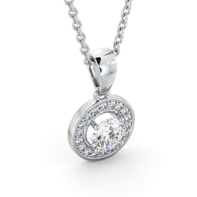 The Aurora Pendant — Lab Diamond Drop Necklace IX