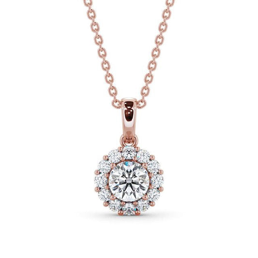 The Aurora Pendant — Lab Diamond Drop Necklace VII