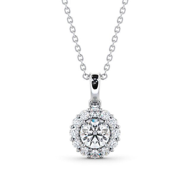 The Aurora Pendant — Lab Diamond Drop Necklace VII