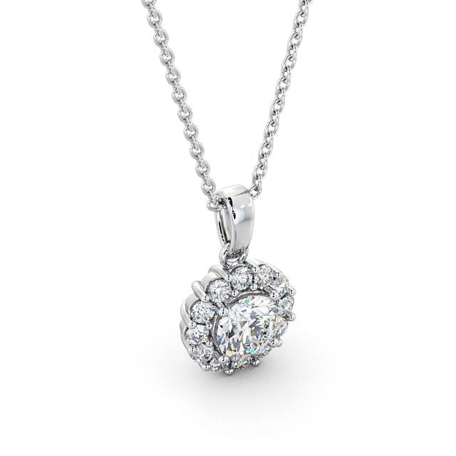 The Aurora Pendant — Lab Diamond Drop Necklace VII