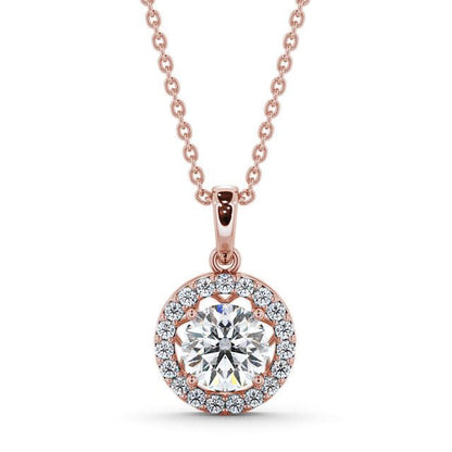 The Aurora Pendant — Lab Diamond Drop Necklace VI