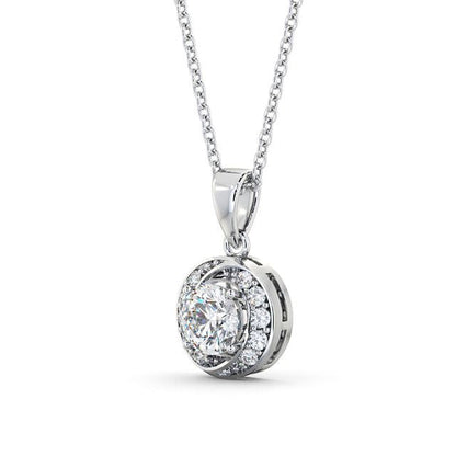 The Aurora Pendant — Lab Diamond Drop Necklace V