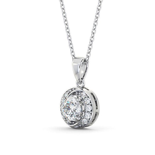 The Aurora Pendant — Lab Diamond Drop Necklace V