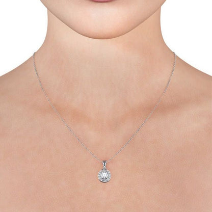 The Aurora Pendant — Lab Diamond Drop Necklace V