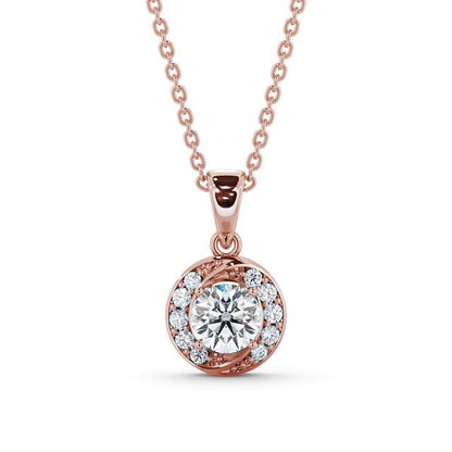 The Aurora Pendant — Lab Diamond Drop Necklace V