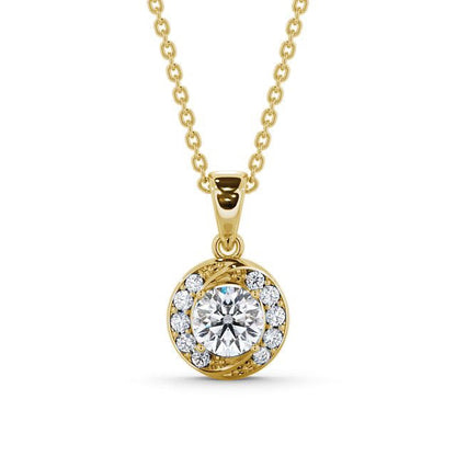 The Aurora Pendant — Lab Diamond Drop Necklace V