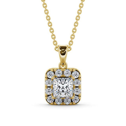 The Aurora Pendant — Lab Diamond Drop Necklace IV