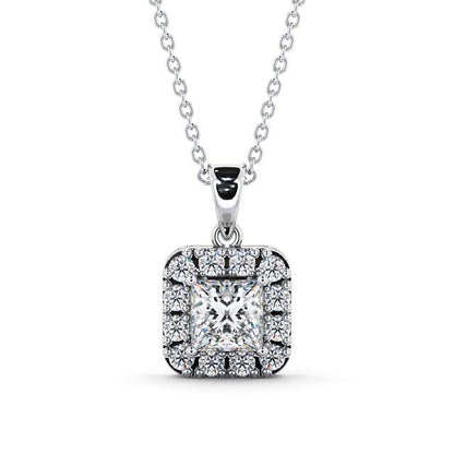The Aurora Pendant — Lab Diamond Drop Necklace IV