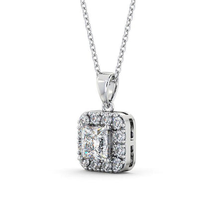 The Aurora Pendant — Lab Diamond Drop Necklace IV