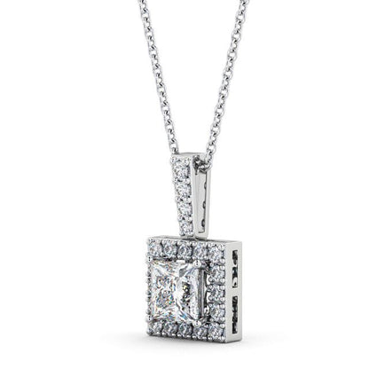 The Aurora Pendant — Lab Diamond Drop Necklace III