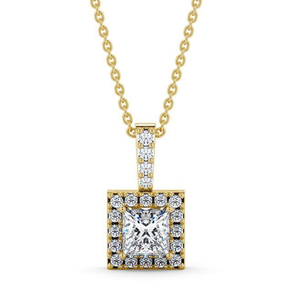 The Aurora Pendant — Lab Diamond Drop Necklace III