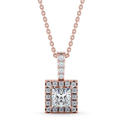 The Aurora Pendant — Lab Diamond Drop Necklace III