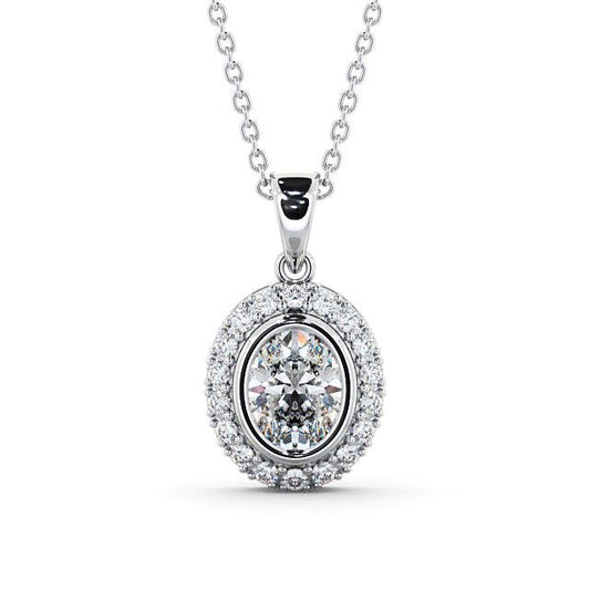 The Aurora Pendant — Lab Diamond Drop Necklace